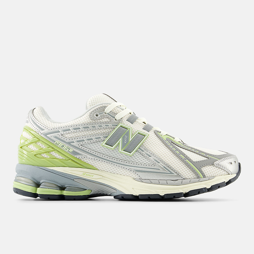 New Balance 1906R Shoes Sea Salt with Everglade Green and Slate Grey